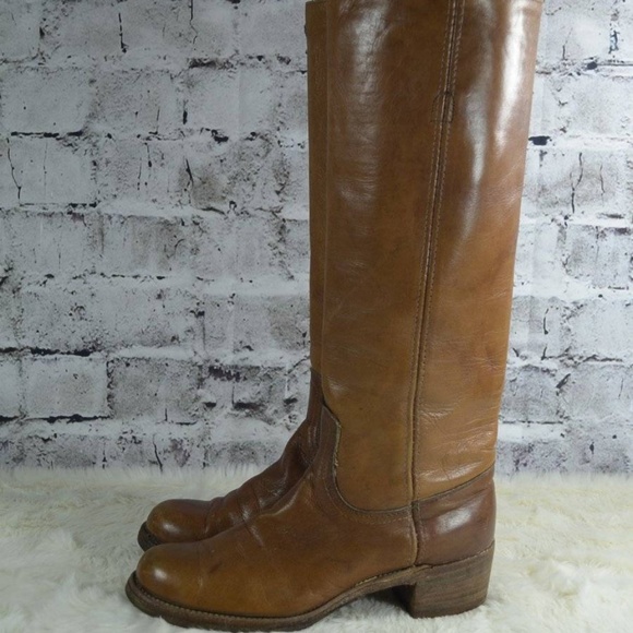 Frye Shoes - vintage FRYE Leather Campus Western Tall Boots